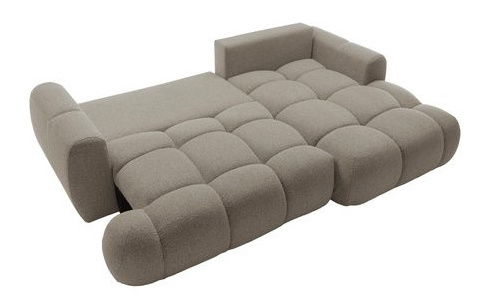 Rohová sedací souprava Zentono (tmavě šedá)