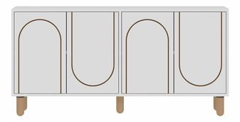 Komoda Veronico K (bílá)