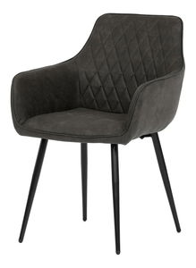 Jídelní židle Deshace (imitace broušené kůže)