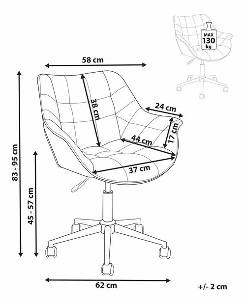 Kancelářská židle Labza (zelená)