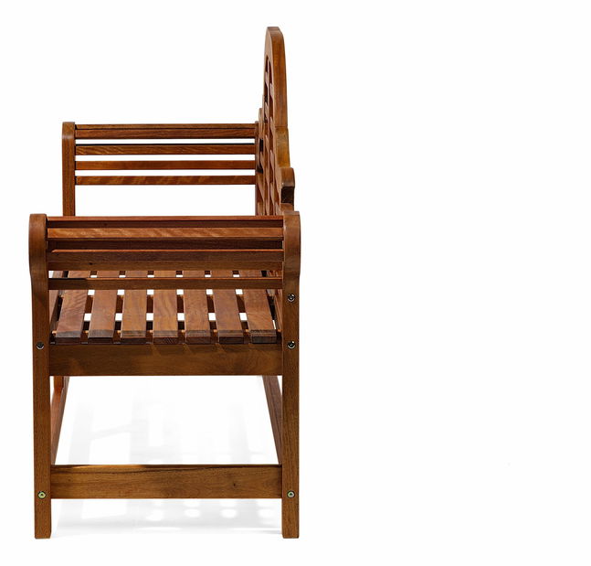 Zahradní lavička Tratoria Marlboro (grafit) (šedý podsedák)