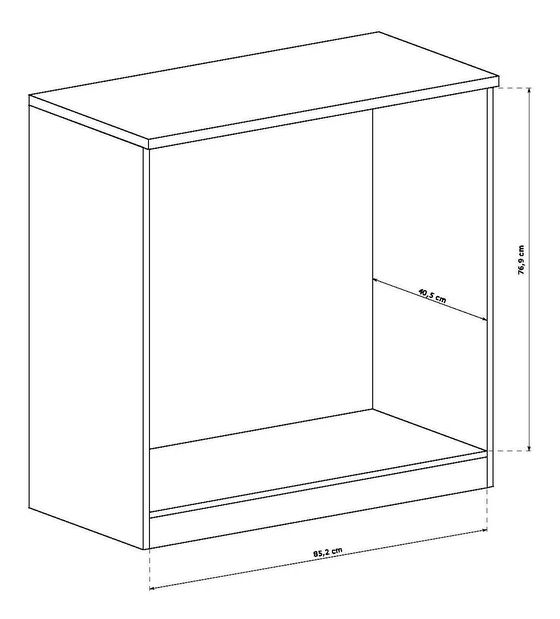Komoda Titanus 01 (dub lefkas)
