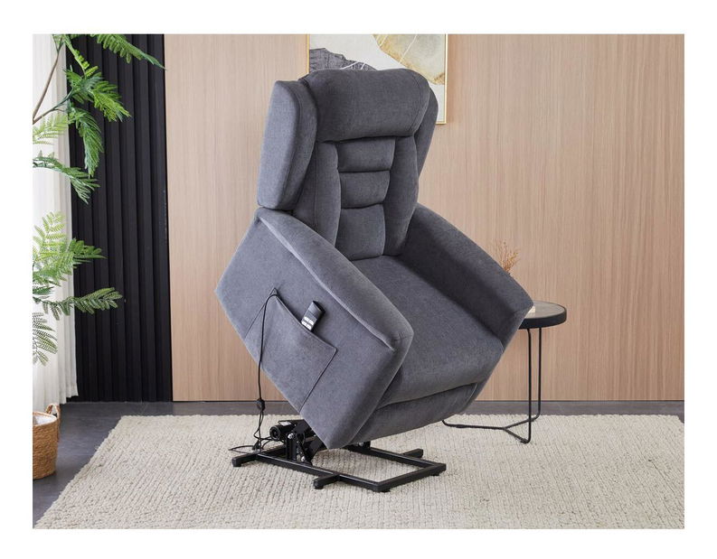 Polohovací křeslo Tonta (šedá)