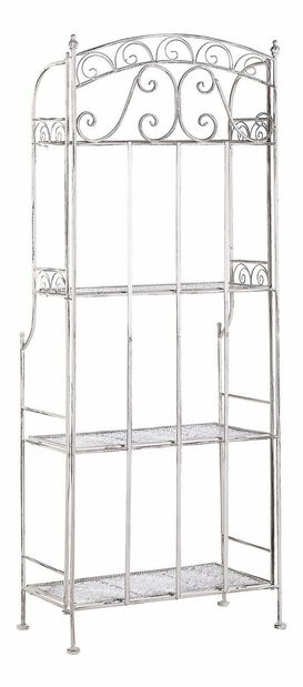 Zahradní regál PADEN (bílá)