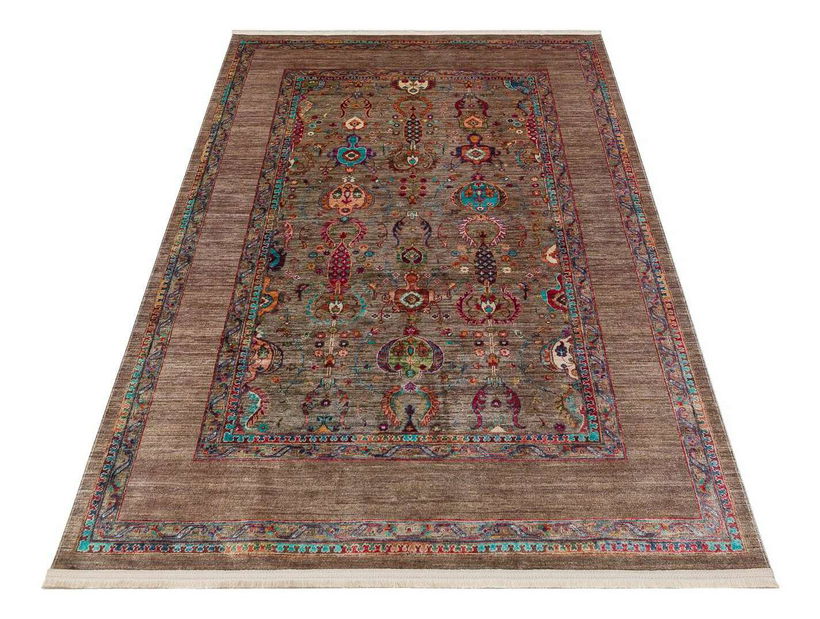 Koberec 80 x 150 cm Atik 6 (černá + bílá)