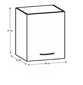 Horní kuchyňská skříňka Hariva New G-40