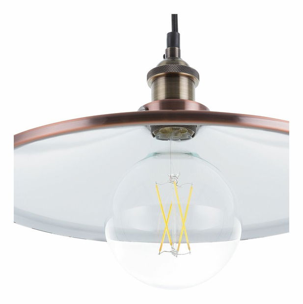 Závěsná lampa Pella (měděná)