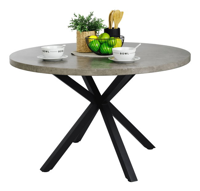 Jídelní stůl Marica (šedá + černá)