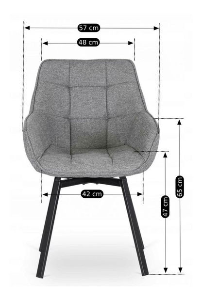 Jídelní židle Lamento 2 (šedá)