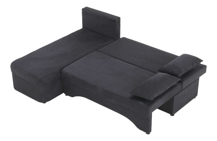 Rohová sedací souprava Poringland New (tmavě šedá) (P)