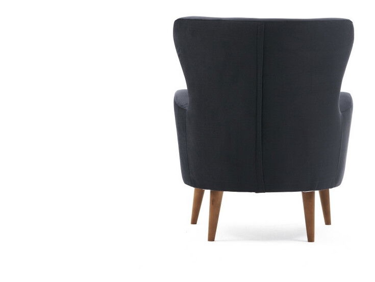 Křeslo ušák Kaveh 1 (antracit)