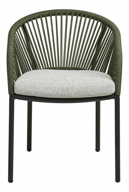 Zahradní židle Neavetaora 1 (šedá + zelená)