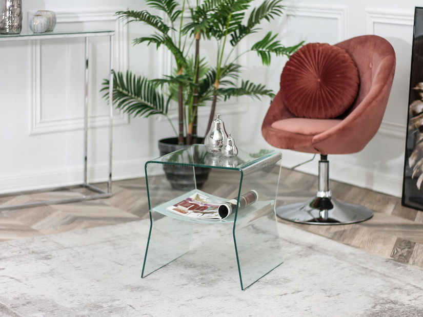 Konferenční stolek Spinal S (transparentní)