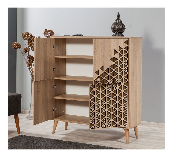 Skříňka Maluxe 124 (dub sonoma)