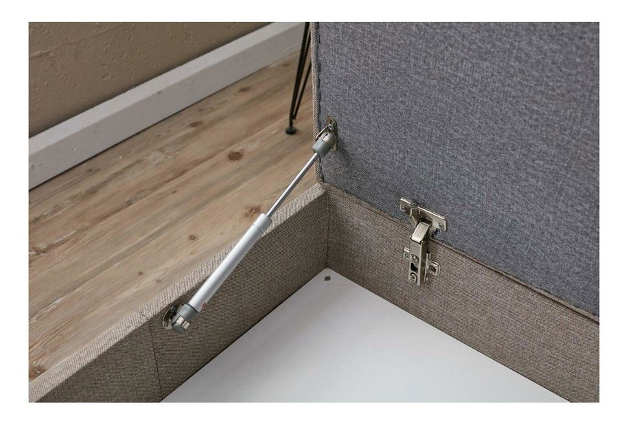 Rohová sedací souprava Ewie (P) (antracit)