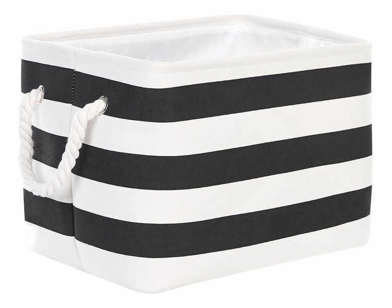 Set 3 ks úložných košů Deanna (černá)