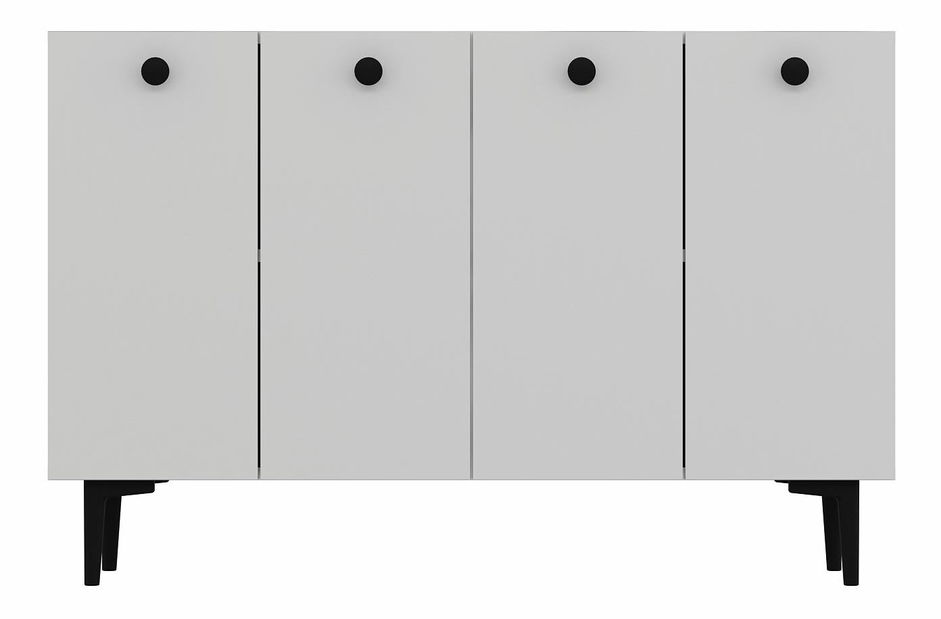 Skříňka Betí (bílá + dub safírový)