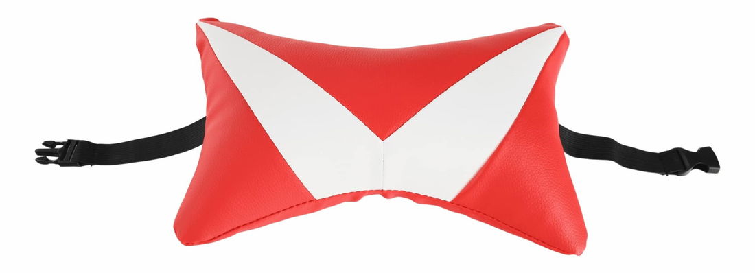 Kancelářské/herní křeslo Gallof NEW (černá + bílá + červená)