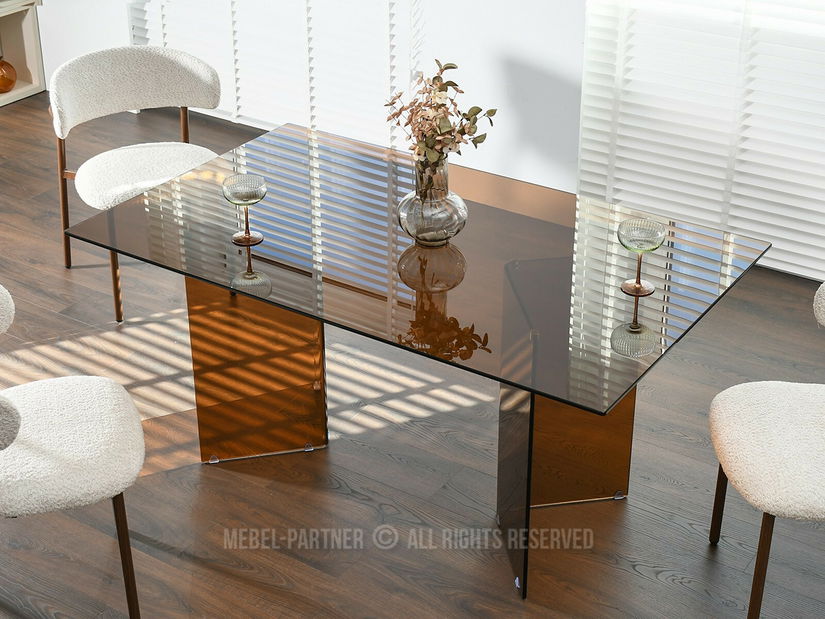 Jídelní stůl Fernandez (sklo)