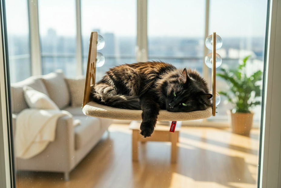 Závěsný pelíšek pro domácí zvíře Wiana (zelená)