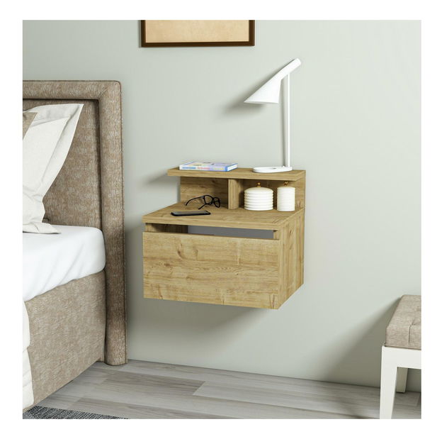 Noční stolek Olma (dub)