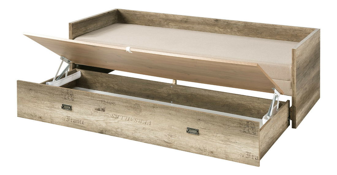 Rozkládací postel 80 až 160 cm BRW Malcolm LOZ/80/160