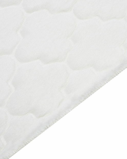 Koberec z umělé kožešiny 160 x 230 cm Gharry (bílá)