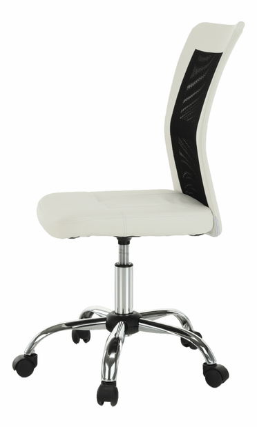 Kancelářské křeslo Indi (černá + bílá)