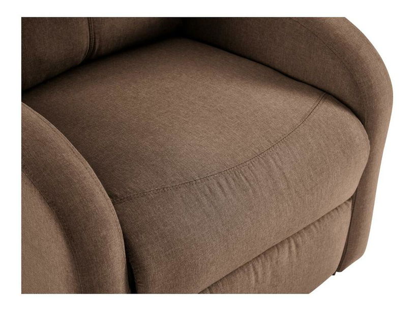 Polohovací křeslo Nefasto (světlohnědá)