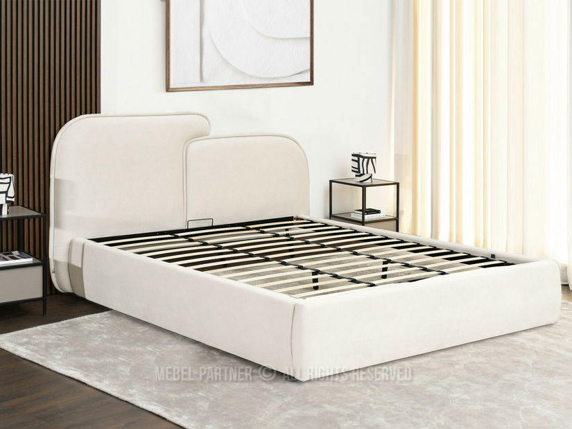 Manželská postel 180 cm Respondio 180 (krémová)