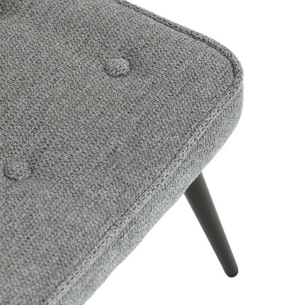 Křeslo s taburetkou Akitta (šedá)