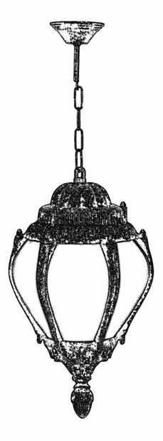 Venkovní lustr Sumaya (hnědá)