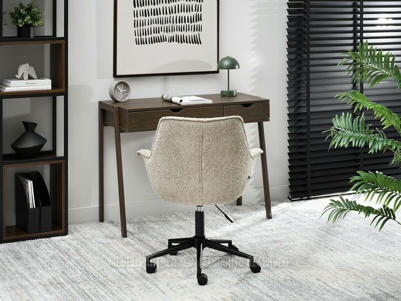 Kancelářské křeslo Omarkote (béžová + černá)