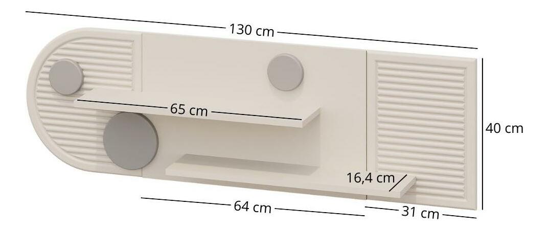 Poličkový systém Perdidos (kašmír)