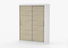 Šatní skříň Viola 04 (bílá + dub sonoma)