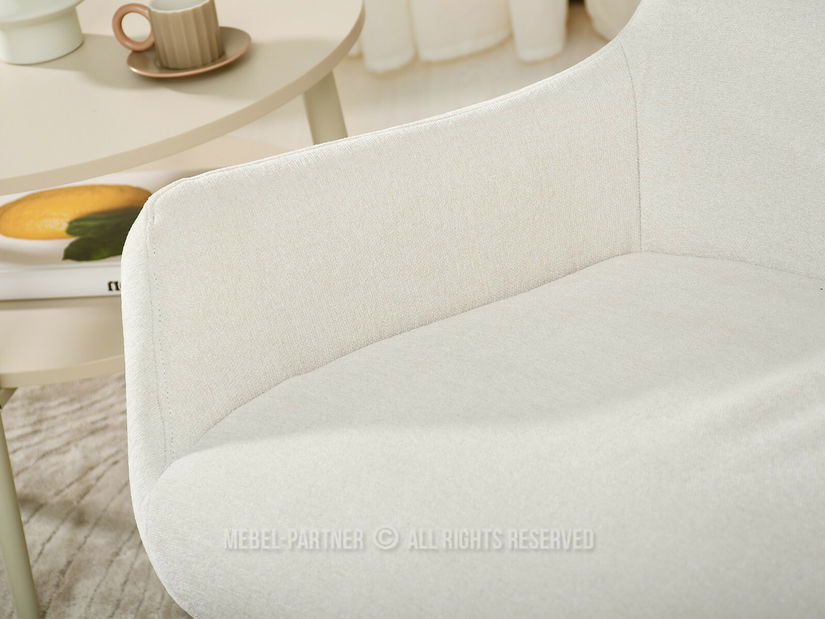 Relaxační křeslo Irventendo (krémová + béžová)