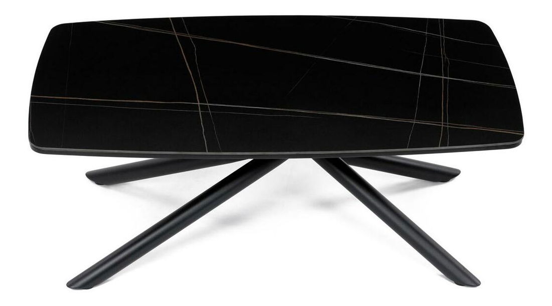 Konferenční stolek Apoyabamos (mramor černý)