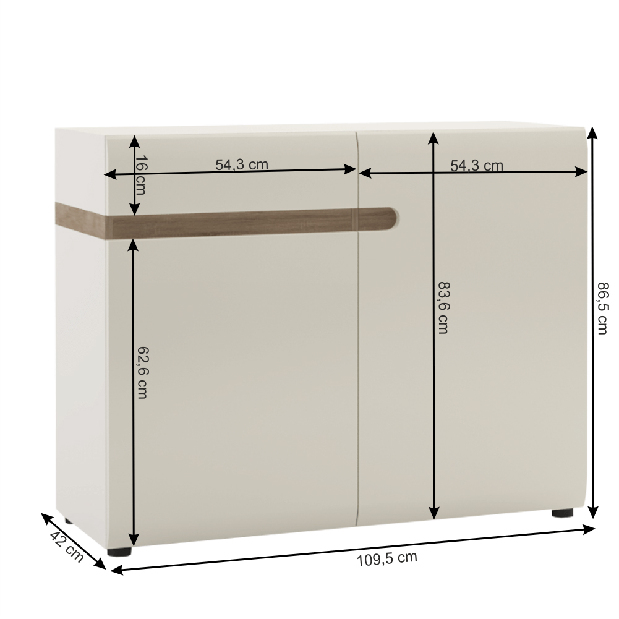 Komoda Lynatet Typ 35 LTK-06/2D-1S