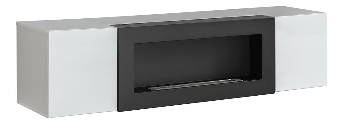 TV stolek/skříňka Ferryhill PG FY SBK (perla grey) (s biokrbem)