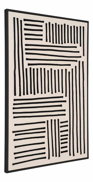 Obraz na plátně Lilena 1 (černá + béžová)