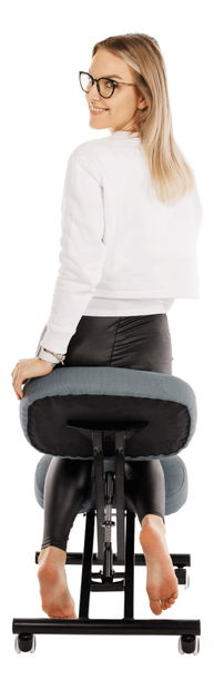 Ergonomické kancelářské křeslo Kilo (světle šedá + černá)