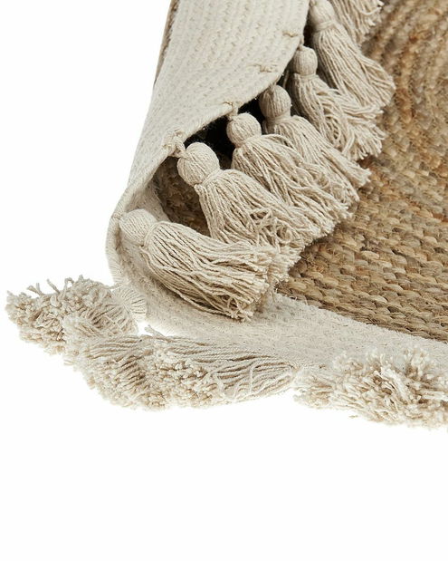 Koberec ⌀ 120 cm Samsu (béžová)