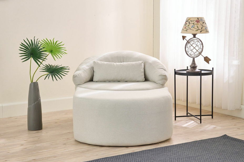 Křeslo Pintina S (krémová)