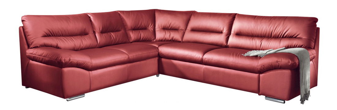 Rohová sedací souprava Decodom William (pelleza vino) (L)