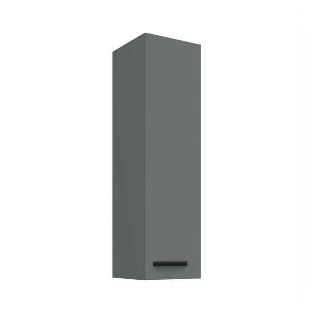 Horní kuchyňská skříňka Nesia 30 G-108 1F (korpus: antracit + fronta: antracit)