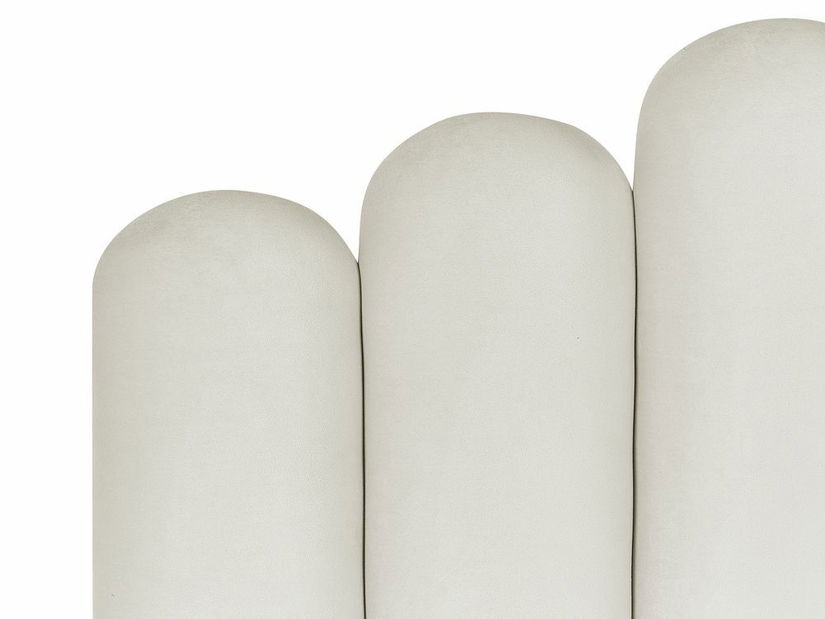 Manželská postel 180 cm Valhala (bílá) (s roštem a úložným prostorem)