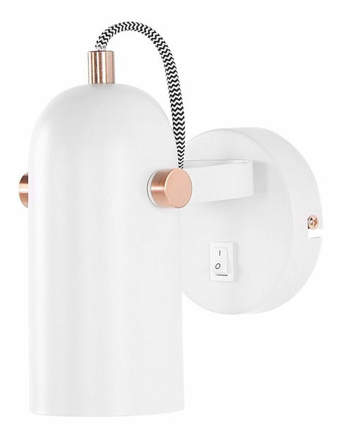 Nástěnná lampa TYRO (kov) (bílá)