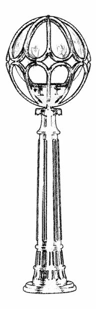 Venkovní podlahové svítidlo Wyatt (černá)