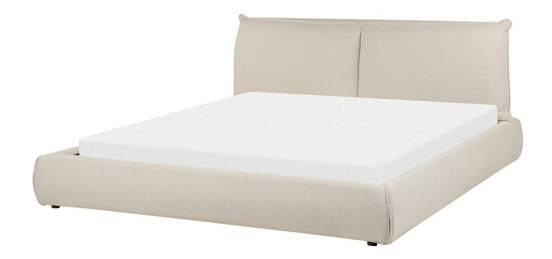 Manželská postel 180 cm Vetiver (světlohnědá) (s roštem)