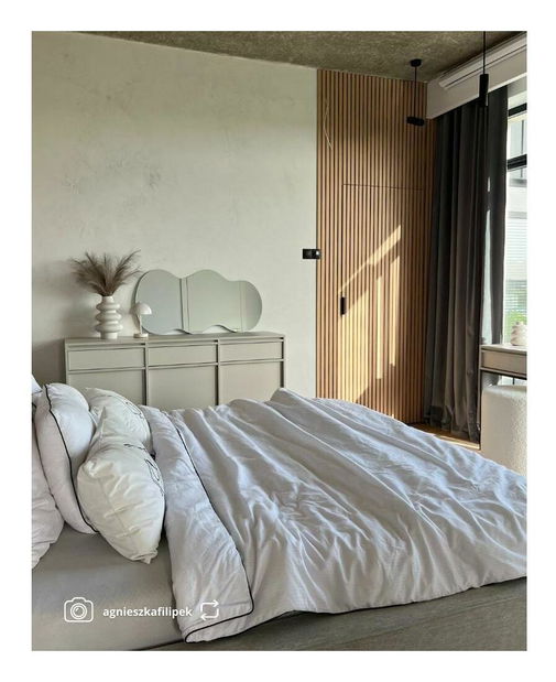 Komoda Evane E10 (šedá + černá)